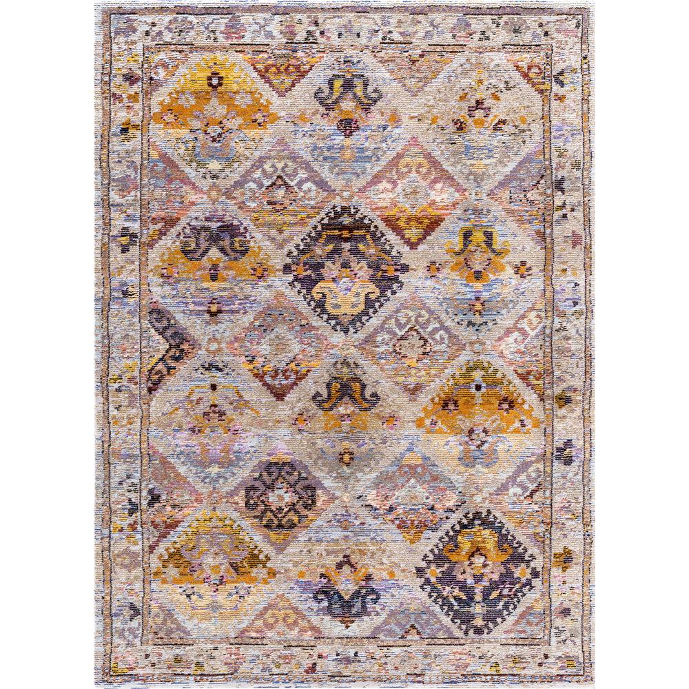 Dynamic Rugs  5343-519 Signature 9 Ft. 2 In. X 12 Ft. 10 In. Rectangle Rug in Light Blue / Multi